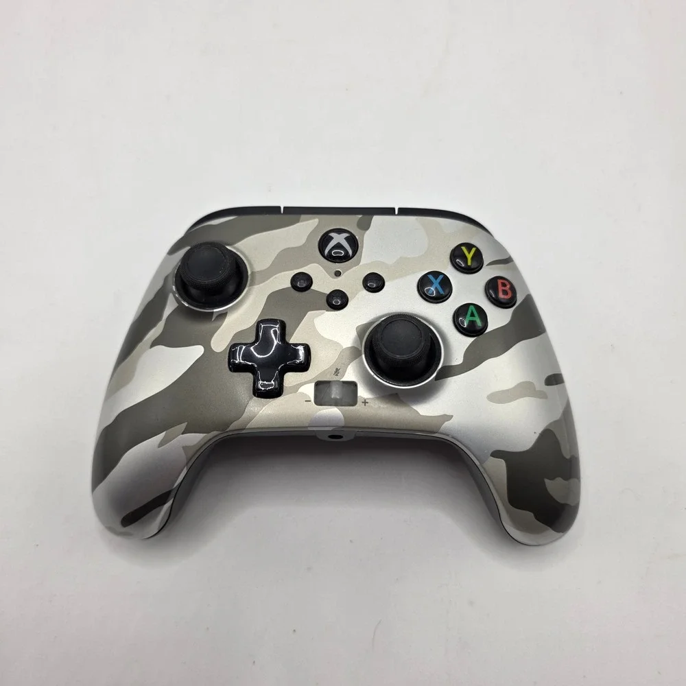PowerA‎ Wired Controller Xbox Series X S Silver Camo Mappable Buttons Tested